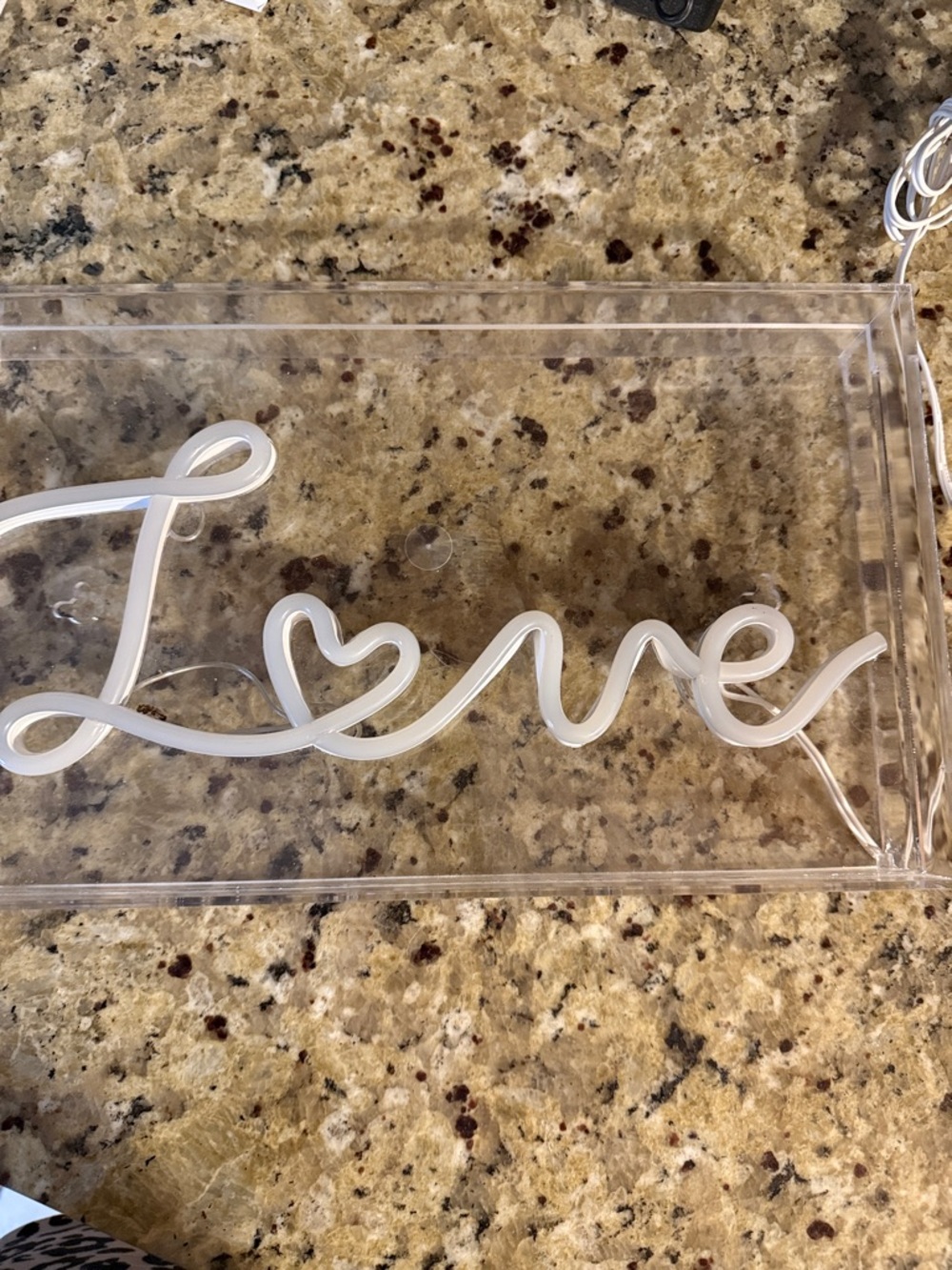 Pink "Love" Neon LED Sign - Picture 3 of 4